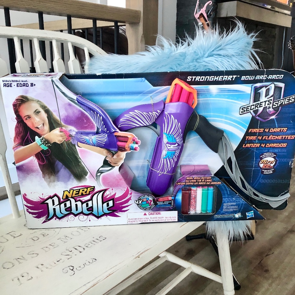 NERF, Rebelle, Secrets & Spies, Strongheart Bow, 2014, NEW, Old Stock, RARE